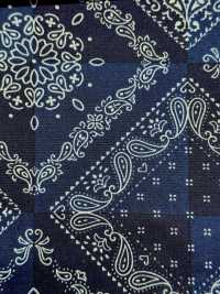 850590 Bandana En Drap Peint à L'aérographe, Drapeau à Carreaux[Fabrication De Textile] VANCET Sous-photo