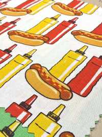 850598 Hot-dog Américain Vintage En Drap[Fabrication De Textile] VANCET Sous-photo
