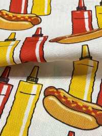 850598 Hot-dog Américain Vintage En Drap[Fabrication De Textile] VANCET Sous-photo