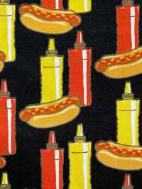 850598 Hot-dog Américain Vintage En Drap[Fabrication De Textile] VANCET Sous-photo