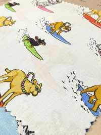 850599 Pop Stylé En Popeline : Chiens Surfeurs[Fabrication De Textile] VANCET Sous-photo