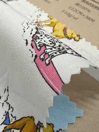 850599 Pop Stylé En Popeline : Chiens Surfeurs[Fabrication De Textile] VANCET Sous-photo