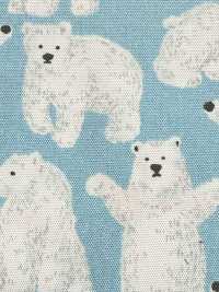 850601 Oxford Denim X Animal = Ours Polaire[Fabrication De Textile] VANCET Sous-photo