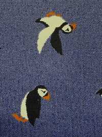 850602 Oxford Denim X Animal = Macareux[Fabrication De Textile] VANCET Sous-photo