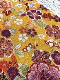 KKP2338-D-HNCRS Futako Chirimen Fleur Chirashi[Fabrication De Textile] Uni Textile(Atelier Komon) Sous-photo
