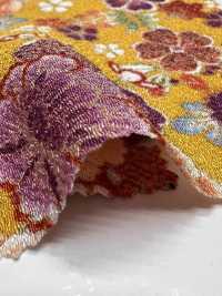 KKP2338-D-HNCRS Futako Chirimen Fleur Chirashi[Fabrication De Textile] Uni Textile(Atelier Komon) Sous-photo
