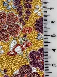 KKP2338-D-HNCRS Futako Chirimen Fleur Chirashi[Fabrication De Textile] Uni Textile(Atelier Komon) Sous-photo