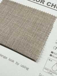 B7395Z Chemise En Lino Chambray Stretch Demi-pliée[Fabrication De Textile] VANCET Sous-photo