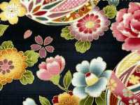 AP62902 Satin Imprimé Or Coloré (Rouleau Rond)[Fabrication De Textile] COSMO TEXTILE Sous-photo