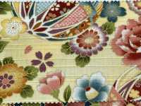 AP62902 Satin Imprimé Or Coloré (Rouleau Rond)[Fabrication De Textile] COSMO TEXTILE Sous-photo