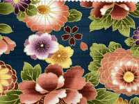 AP62902 Satin Imprimé Or Coloré (Rouleau Rond)[Fabrication De Textile] COSMO TEXTILE Sous-photo