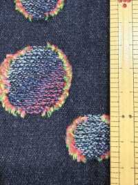 FY1589-IDC20CUT Denim Jacquard à Pois Colorés[Fabrication De Textile] DUCK TEXTILE Sous-photo
