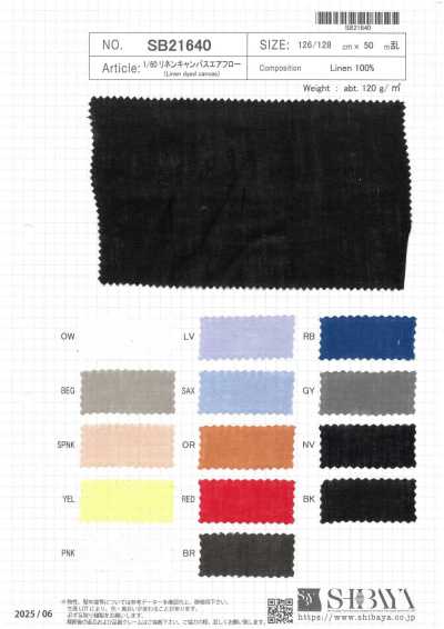 SB21640 1/60 Toile de lin Airflow