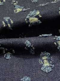 WALA-30ID Denim à Motifs Carrés Aléatoires Waracut[Fabrication De Textile] DUCK TEXTILE Sous-photo