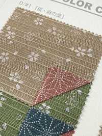 B88235Z Tissu Shantung, Motif Japonais (Impression Recto-verso), Plié En Deux[Fabrication De Textile] VANCET Sous-photo