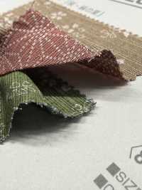 B88235Z Tissu Shantung, Motif Japonais (Impression Recto-verso), Plié En Deux[Fabrication De Textile] VANCET Sous-photo