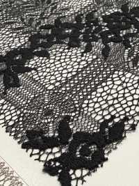 KKF8844-W-1 Dentelle Froncée Douce En Nylon[Fabrication De Textile] Uni Textile(Atelier Komon) Sous-photo