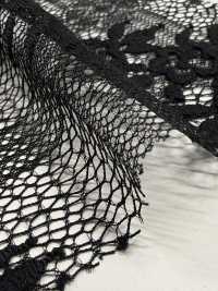 KKF8844-W-1 Dentelle Froncée Douce En Nylon[Fabrication De Textile] Uni Textile(Atelier Komon) Sous-photo