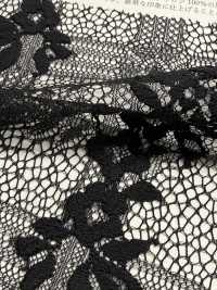 KKF8844-W-1 Dentelle Froncée Douce En Nylon[Fabrication De Textile] Uni Textile(Atelier Komon) Sous-photo