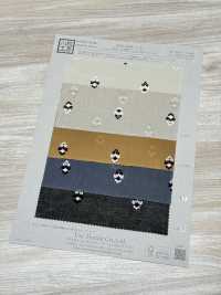 KKH800F-4 80- Pelouse De Coton, Teinte Avec Des Pigments, Finition Floquée.[Fabrication De Textile] Uni Textile(Atelier Komon) Sous-photo