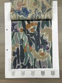 8026-1790-2 Impression Botanique Artistique Sur Lin Loomstate[Fabrication De Textile] HOKKOH Sous-photo