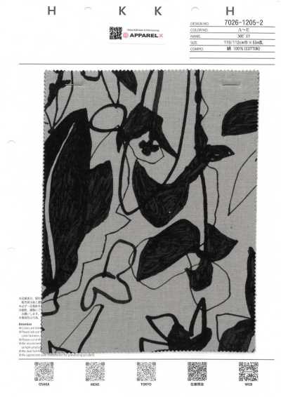 7026-1205-2 30 Viyella Art Botanique