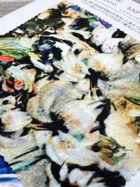 KKP8032-58D-BK-464 Satin Soie Rosée Grande Largeur[Fabrication De Textile] Uni Textile(Atelier Komon) Sous-photo