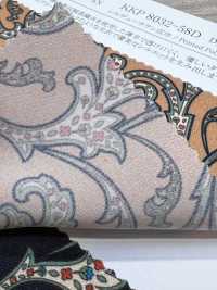 KKP8032-58D-BK-487 Satin Soie Rosée Grande Largeur[Fabrication De Textile] Uni Textile(Atelier Komon) Sous-photo