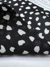 KKP9144-36 Satin martelé extensible à pois pétales[Textiles / Tissus] Uni Textile (Komon Kobo) Images supplémentaires