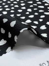 KKP9144-36 Satin martelé extensible à pois pétales[Textiles / Tissus] Uni Textile (Komon Kobo) Images supplémentaires