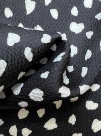 KKP9144-36 Satin martelé extensible à pois pétales[Textiles / Tissus] Uni Textile (Komon Kobo) Images supplémentaires
