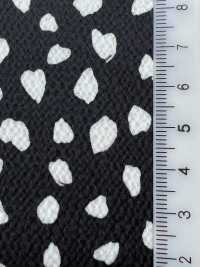 KKP9144-36 Satin martelé extensible à pois pétales[Textiles / Tissus] Uni Textile (Komon Kobo) Images supplémentaires