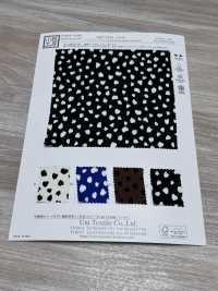 KKP9144-36 Satin martelé extensible à pois pétales[Textiles / Tissus] Uni Textile (Komon Kobo) Images supplémentaires