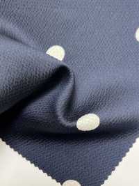KKP9144-95 Satin martelé extensible à gros pois[Textiles / Tissus] Uni Textile (Komon Kobo) Images supplémentaires