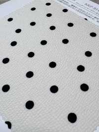 KKP9144-W-SB-184 Satin martelé extensible grande largeur à pois aléatoires[Textiles / Tissus] Uni Textile (Komon Kobo) Images supplémentaires