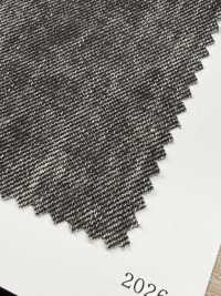 HK1313BW Denim fabriqué à Okayama, revêtement à l’encre sumi / style denim noir (un lavage)[Textiles / Tissus] KOYAMA Images supplémentaires