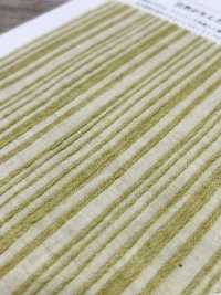 KYC447-1 Fil De Lin Teint Akiha Stripe Yoryu (Takashima Chijimi)[Fabrication De Textile] Uni Textile(Atelier Komon) Sous-photo
