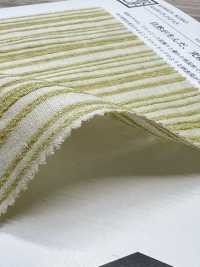 KYC447-1 Fil De Lin Teint Akiha Stripe Yoryu (Takashima Chijimi)[Fabrication De Textile] Uni Textile(Atelier Komon) Sous-photo