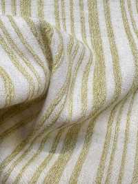 KYC447-1 Fil De Lin Teint Akiha Stripe Yoryu (Takashima Chijimi)[Fabrication De Textile] Uni Textile(Atelier Komon) Sous-photo