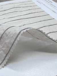 KYC904-ST Fil De Coton Teint En Fil, Armure Ajourée, Rayures Froncées[Fabrication De Textile] Uni Textile(Atelier Komon) Sous-photo