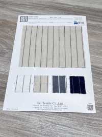 KYC904-ST Fil De Coton Teint En Fil, Armure Ajourée, Rayures Froncées[Fabrication De Textile] Uni Textile(Atelier Komon) Sous-photo