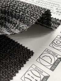 43506 LANATEC®️ Tweed De Laboratoire, Sergé, Motif Glen[Fabrication De Textile] SUNWELL Sous-photo