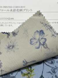 19189 Chemise En Velours Côtelé à Imprimé Floral[Fabrication De Textile] SUNWELL Sous-photo