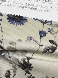 19189 Chemise En Velours Côtelé à Imprimé Floral[Fabrication De Textile] SUNWELL Sous-photo