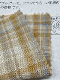 14424 Tissu Madras Double Gaze à Carreaux, 60 Fils/fibres Tencel™ Lyocell[Fabrication De Textile] SUNWELL Sous-photo