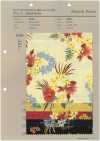 4242 Tissu Drap élégant Et Décontracté, Mer Tropicale