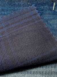 A-8164 Velours Côtelé Indigo Teint En Fil[Fabrication De Textile] ARINOBE Sous-photo