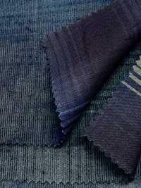 A-8164 Velours Côtelé Indigo Teint En Fil[Fabrication De Textile] ARINOBE Sous-photo