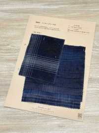 A-8164 Velours Côtelé Indigo Teint En Fil[Fabrication De Textile] ARINOBE Sous-photo