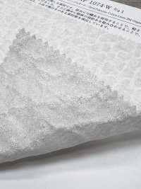 KKF1074-W-1 Jacquard organza fendu en lin 20D[Textile / Tissu] Uni Textile (Komon Kobo) Images supplémentaires